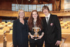 The Presiding Officer with the winners of the Donald Dewar Memorial Debating Tournament, Braes High School.